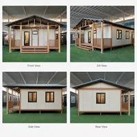 Maison conteneur de luxe à structure en acier extensible, bâtiment préfabriqué modulaire personnalisable pour hôtel, logement d'appoint, pod de glamping moderne