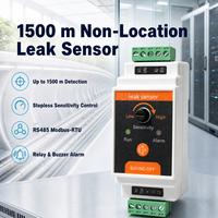 Contrôleur de détection de fuite d'eau RS485 Modbus RTU 1500m avec sortie relais pour la surveillance des centres de données et des tunnels