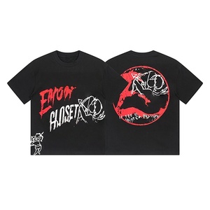 Productos para Dropshipping 2026: Camiseta de Hombre con Estampado de Emociones Mixtas, Marca de Moda Urbana, 100% Algodón, Calidad Superior, Corte Corto - Product Image 2