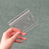 Pochettes pour classeurs A6 A5 A7 A8, pochettes transparentes en PVC avec fermeture éclair, pochettes doubles, enveloppes de budget pour argent, enveloppes à monnaie sans tête de fermeture éclair