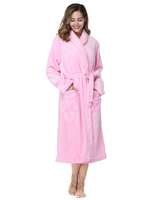 Peignoir de nuit unisexe en polaire épaisse et douce, en flanelle chaude, style châle, livraison gratuite, prix abordable