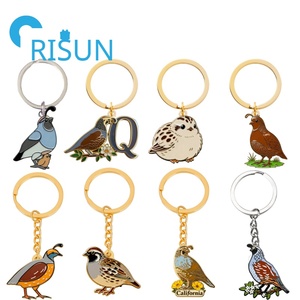 Llavero <span class=keywords><strong>de</strong></span> Metal con Cabeza <span class=keywords><strong>de</strong></span> Codorniz Blanca, Regalo para Amantes <span class=keywords><strong>de</strong></span> las Aves, Llavero Personalizado <span class=keywords><strong>de</strong></span> Codorniz <span class=keywords><strong>de</strong></span> <span class=keywords><strong>California</strong></span> con Esmalte - Product Image 1