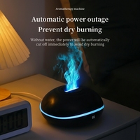 Nouveau diffuseur d'aromathérapie à ultrasons 3D effet flamme, humidificateur d'arômes USB de table pour la maison et l'hôtel