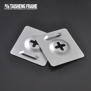 Bán Buôn Kính Vuông Gương Phụ Kiện Phần Cứng Chéo Gương Móc 3M Sắt Gancho De E Không Khung Với Móc Và Gương - Product Image 4