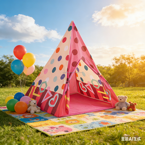 Tente <span class=keywords><strong>tipi</strong></span> en gros pour enfants, tente de jeu intérieure et extérieure pour enfants, tente pyramide indienne, tentes <span class=keywords><strong>tipi</strong></span> - Product Image 5