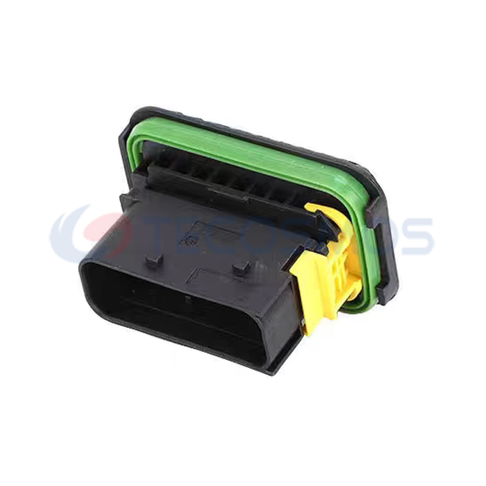 Automotive 12V Rectangle PBT Housing Wiring Harness Connector Plug Waterproof Shell for CAR 16 Pin Female 1-1564407-1