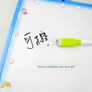 다채로운 플라스틱 프레임 건조 귀걸이 보드 라운드 코너 만화 작은 화이트 보드 마그네틱 보드 - Product Image 4