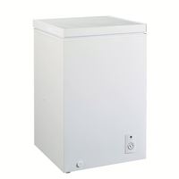 Réfrigérateur congélateur horizontal à porte pleine avec compresseur efficace au design unique de 100 L