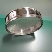 Tamis de laboratoire OEM en acier inoxydable 200 mm ASTM E11 Maille n°8-20 pour l'analyse des sols, du sable et des agrégats - Ensemble de tamis