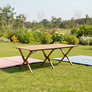 Table de camping portable pliable de haute qualité pour pique-nique, <span class=keywords><strong>barbecue</strong></span> et extérieur – Vente directe - Product Image 6