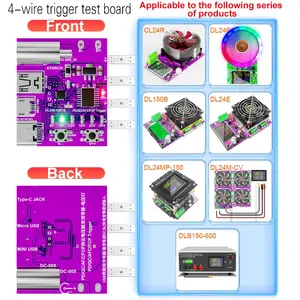 ATORCH type-c PD3.1 protocole de charge rapide carte de test à 4 fils compteur de tension trompeur 140W chargeur outil de vieillissement DL24B-XSP16 Standard - Product Image 3