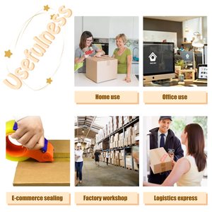 Rõ Ràng OPP Đóng Gói Băng 3 Inch Lõi 2 Inch Rộng 1.6 Mil X 50 Yards Carton Niêm Phong Băng Cuộn - Product Image 5