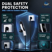 Chargeur EV portable 7 kW 32 A Type 2 avec contrôleur de protection pour voitures BYD MG, neuf, prend en charge la personnalisation