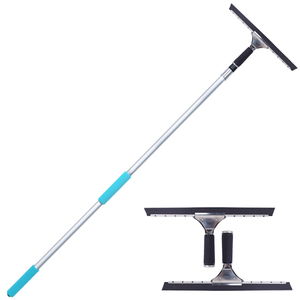 2.4m Kính thiên văn mở rộng cực phong cách mới 25cm thép không gỉ nhôm kính cửa sổ giống cây chổi cửa sổ sạch hơn scraper công cụ - Product Image 3