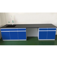 Mobilier de laboratoire professionnel en acier pour les écoles et les hôpitaux, surfaces résistantes aux produits chimiques, conception modulaire pour des aménagements flexibles