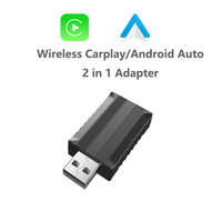 Adaptateur sans fil 2 en 1 Clé de voiture intelligente Meilleur prix Câblé Carplay & Android Auto Garantie 1 an