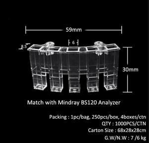 Coupe d'échantillons de laboratoire Mindray Micro <span class=keywords><strong>Cuvette</strong></span> pour plastique BS200 BS120 BS230 BS300 utilisation avec pour analyseur de chimie automatique - Product Image 2