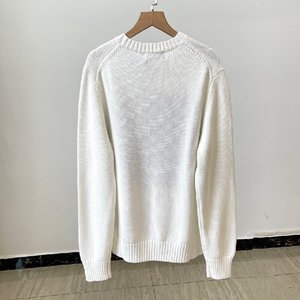 Мужской свитер в корейском стиле на осень-зиму, хлопковый, с двойным принтом медведей, круглым вырезом, длинным рукавом, в молодежном повседневном академическом стиле - Product Image 3