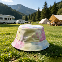 Chapeau Bob Réversible à Large Bord OEM en Coton Tie-Dye Double Face Unisexe – Accessoire de Voyage Idéal pour les Vacances et les Loisirs