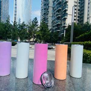 Chất Lượng Tốt Nhất 20Oz Thép Không Gỉ Thăng Hoa Trống Màu Uv Thay Đổi Thẳng Thăng Hoa Tumbler - Product Image 3