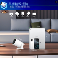 Mini projecteur Hy300 Pro 4K à courte focale, portable, Android 11, projecteur intelligent pour écran de cinéma maison, vidéo