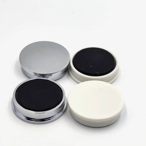 Aimant rond blanc et argenté D31mm/21mm pour tableau blanc, aimant de réfrigérateur, <span class=keywords><strong>bouton</strong></span> magnétique de bureau - Product Image 2