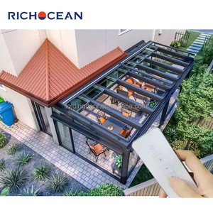 RICHOCEAN personalizzato automatico a prova di uragano <span class=keywords><strong>tetto</strong></span> piano in vetro <span class=keywords><strong>lucernario</strong></span> elettrico scorrevole accesso aperto portello finestra sul <span class=keywords><strong>tetto</strong></span> - Product Image 2