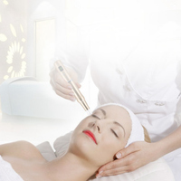 Stylo PMU Microneedle 2 en 1, batterie, salon à domicile, MTS, fournitures de maquillage permanent, sans fil, LED, fin, tatouage des sourcils