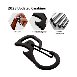 Portachiavi retrattile Heavy Duty-portachiavi retrattile con moschettone aggiornato chiusure a moschettone con cavo in acciaio - Product Image 4