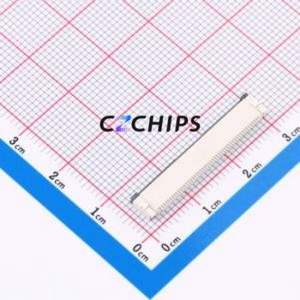 CAX-AFC01-50XCB-H2.0 FFC/FPC Connector SMD,P=0.5mm,Horizontal Mount Connector Flip Cover Type Bottom Contact 50P 0.5mm - Product Image 2