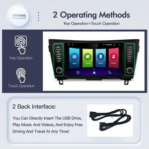 Autoradio sans fil STWEI 9 pouces avec CarPlay pour Nissan Qashqai J11 X-Trail 3 T32 2014-2017, lecteur multimédia de voiture, GPS, 2din, stéréo, DSP - Product Image 3