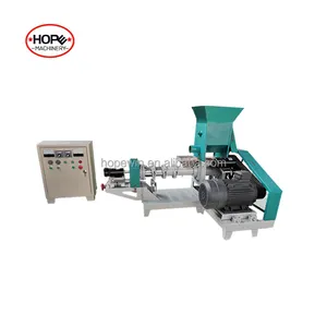 Tilapia fish feed mill pellet extruder machine single screw extruder shrimp fish feed extruder