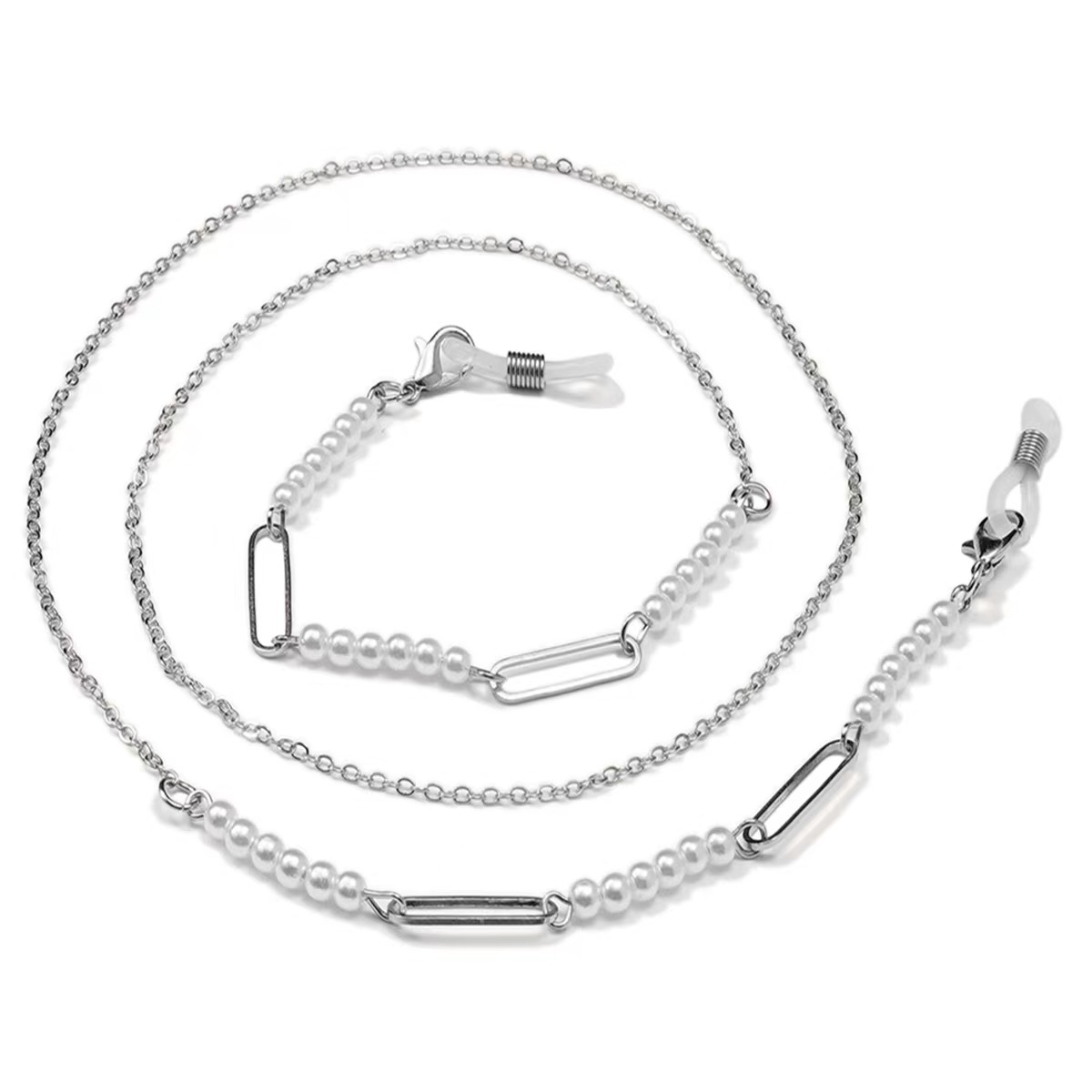 Square pearl - silver