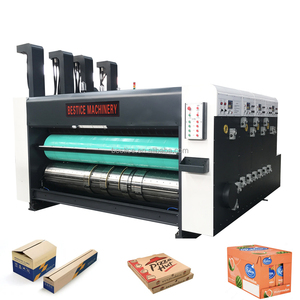 High Speed Automatic <b>1</b> 2 <b>3</b> 4 Colors Corrugated Cardboard Flexo <b>Printer</b> Slotter Die Cutter Stacker Carton Box Machine High - Product Image 1