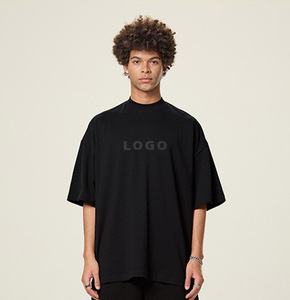 เสื้อยืดเปล่าผู้ชายผ้าฝ้าย 100% รับผลิตแบบ OEM ODM ขายส่ง พร้อมสกรีนโลโก้ เสื้อยืดคุณภาพสูงแบบเรียบสำหรับทุกเพศ - Product Image 1