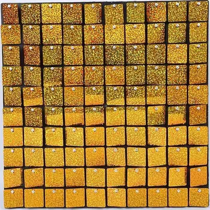 Panels Square Sequin Shimmer Backdrop for Birthday Wedding Anniversary Engagement Baby Shower & Bachelorette Decorations Party