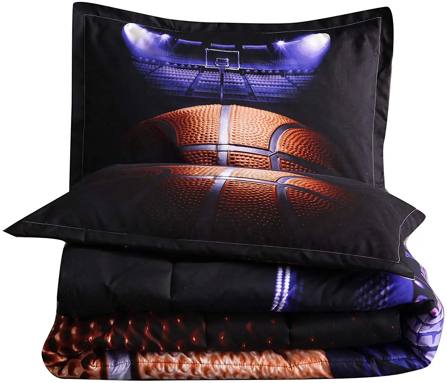 3D Bóng Rổ Tùy Chỉnh In Polyester Siêu Mềm Bộ Đồ Giường Comforter Sets Cho Teen Boys