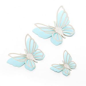 Decoración para Pasteles de Boda, Compromiso, Cumpleaños, Regalo, Adornos de Papel con Perlas y Mariposas Estilo INS, Venta al Por Mayor - Product Image 6