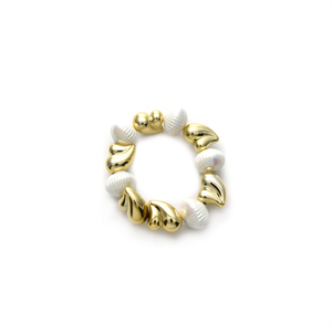 Fashion <b>Beaded</b> <b>Bracelet</b> 316L Stainless Steel PVD <b>Gold</b> Plating Sustainable Resistant Jewelry Accessory - Product Image 2