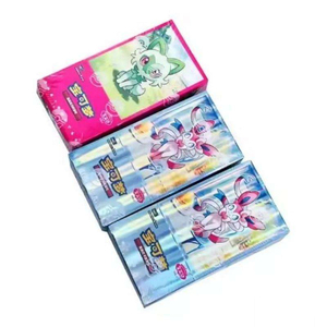 Y Y cartas Poke Mon chinas Scarlet Violet Vol.1 Vol.2 Gem Pack Eevee PTCG cartas juego papel regalo cumpleaños - Product Image 1