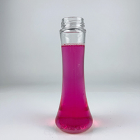 Bouteilles en verre de 500 ml en forme de jupe, hautes et rondes, à large ouverture, pour eau, boissons et jus, vente en gros