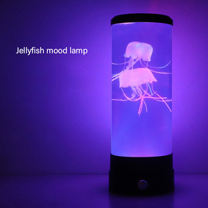 Modern LED Water <strong>Bubble</strong> <strong>Fish</strong> Aquarium Mood <strong>Lamp</strong> with Multicolor Night Light Battery/USB Powered Tabletop Middle Size - Product Image 5