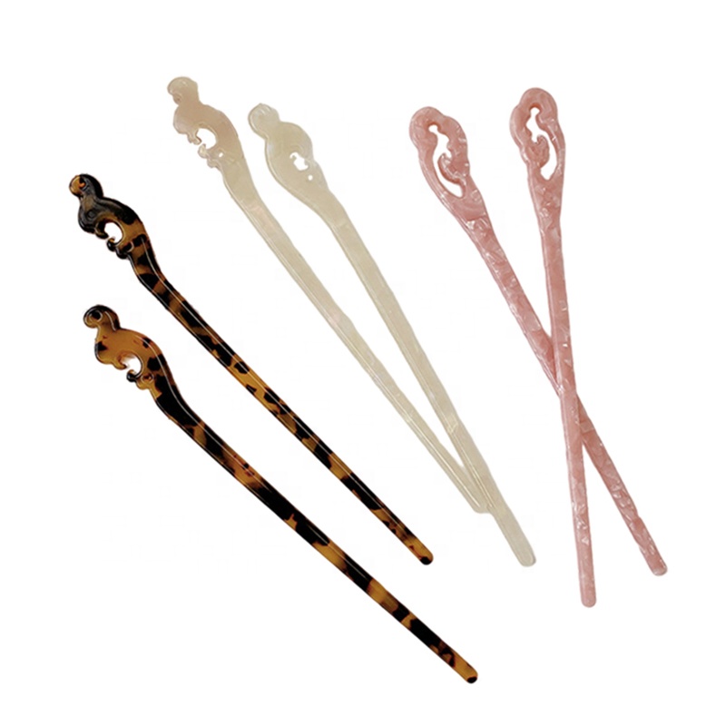 Заколки для волос с уксусной кислотой женские, заколки для волос в стиле ретро с леопардовым узором, в простом стиле