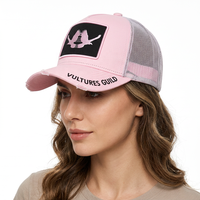 Gorra Trucker de Visera Curva Personalizada Gorras de Malla Negras Trucker de 6 Paneles