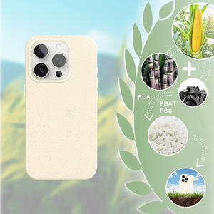 Aangepaste milieuvriendelijke telefoonhoesjes van gerecycled tarwehalm, schokbestendig en biologisch afbreekbaar voor 17 & 16 inch telefoons - Product Image 3