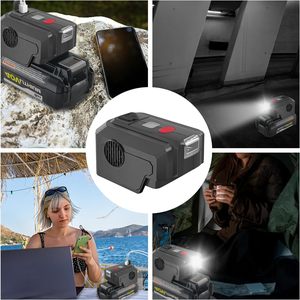 Convertisseur de puissance pour batterie <span class=keywords><strong>Ryobi</strong></span> 40V 200W DC 18V vers AC 110V 220V Convertisseur d'alimentation avec port USB Type C PD3.0 Lumière LED - Product Image 6