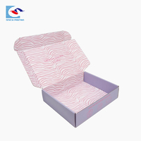 Boîtes d'expédition ondulées au design tendance pour l'emballage des cils