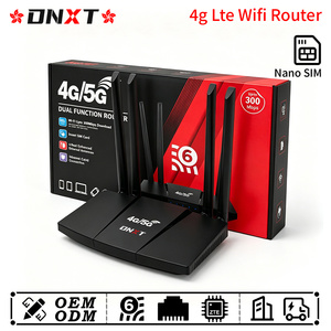 เราเตอร์ DNXT 4g Lte Wifi รองรับ LTE Cat4 2.4GHz Wifi 6 ความเร็ว 300Mbps พอร์ต Type-C รองรับซิมนาโน 4g Lte Wifi โมเด็ม สำหรับใช้ในบ้าน - Product Image 1
