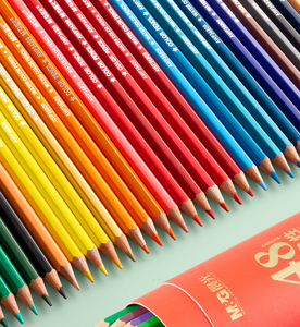 Juego de lápices solubles en agua ecológicos de 36 <span class=keywords><strong>colores</strong></span> M & G, lápices de dibujo de <span class=keywords><strong>colores</strong></span> de papel redondo para estudiantes, artistas para uso escolar - Product Image 5