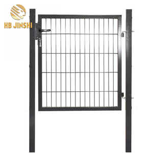 Porte de jardin <span class=keywords><strong>anthracite</strong></span> 100cm porte de clôture en treillis métallique porte de jardin privé Manwalk - Product Image 3